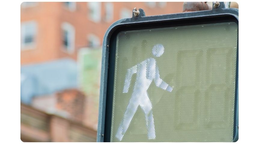 Crossing sign